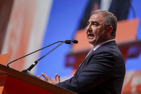 O presidente do Governo dos Açores, José Manuel Bolieiro