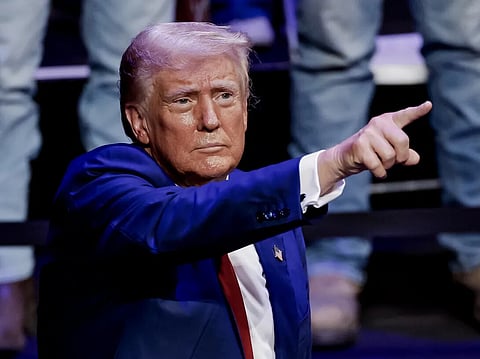 Donald Trump, presidente dos EUA. Foto: AFP