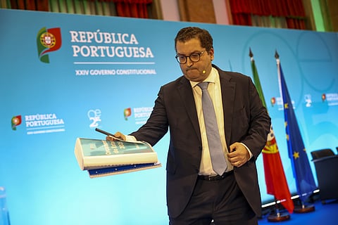 Joaquim Miranda Sarmento, ministro das Finanças.