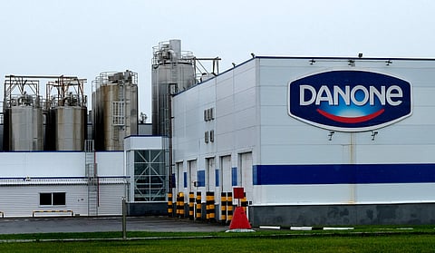 Danone apresentou resultados
FOTO: AFP