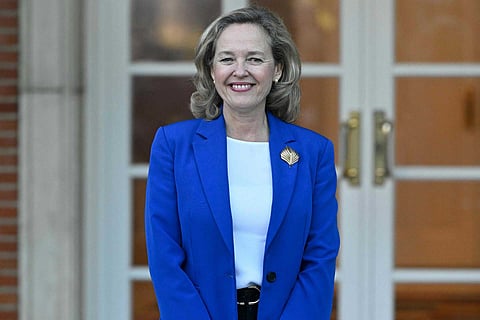 Nadia Calviño, presidente do BEI. FOTO: AFP