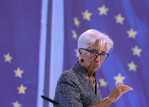 Christine Lagarde, presidente do BCE. Foto: AFP