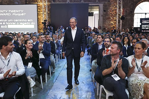 Rui Miguel Nabeiro, CEO do Delta - Grupo Nabeiro, no evento dedicado à inovação, na última semana, em Lisboa. FOTO: Paulo Spranger/Global Imagens