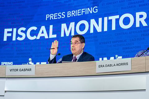 Vítor Gaspar, diretor do departamento de Assuntos Orçamentais, FMI. Fotografia: EPA