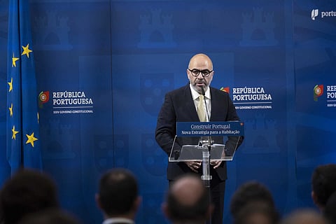 Miguel Pinto Luz, ministro das Infraestruturas e Habitação. Foto: Pedro Correia/Global Imagens
