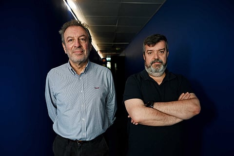 Nuno Crato e João Marôco, professor catedrático do ISPA. Foto: Rita Chantre/Global Imagens