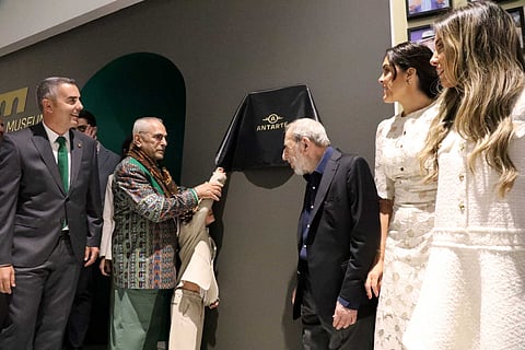 José Ramos-Horta, presidente de Timor-Leste, e o arquiteto Álvaro Siza Vieira na inauguração do museu.