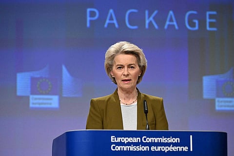 Ursula von der Leyen, presidente da Comissão Europeia. FOTO: AFP