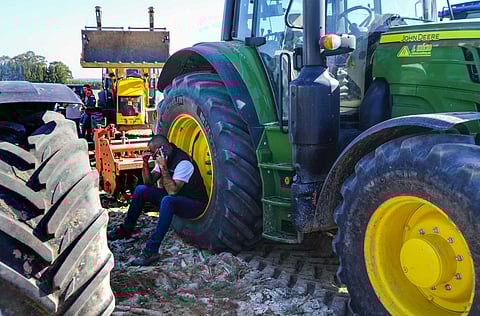 Agricultores: Manifestantes do Baixo Mondego deixam Coimbra depois de reunião com a ministra