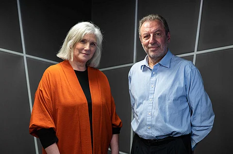 Luísa Loura, diretra do Pordata, e Nuno Crato. Foto: Carlos Pimentel/Global Imagens