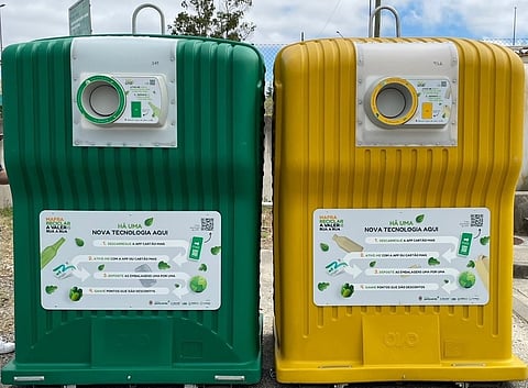 Os contentores da Candam Tech no município de Mafra