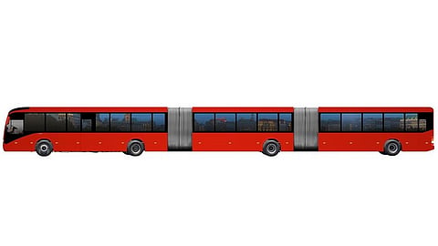 Volvo revela o autocarro mais comprido do mundo no Brasil