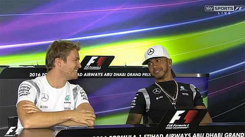 Rosberg e Hamilton: Adrenalina a subir