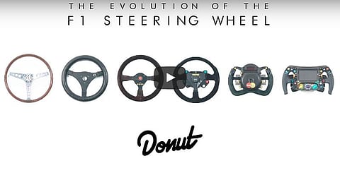 A evolução dos volantes de F1 ao longo da história