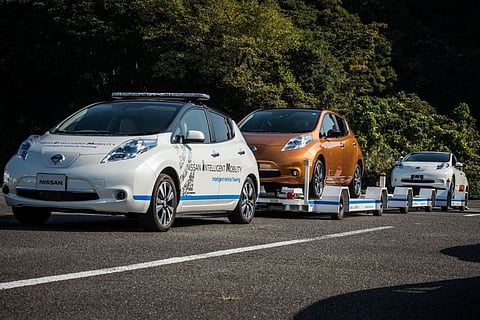 Nissan utiliza reboques autónomos