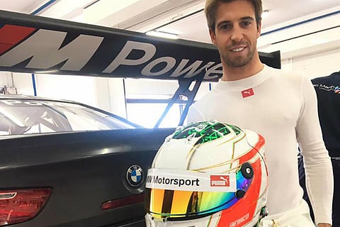 Félix da Costa em testes com o BMW M6 GT3…e com novo capacete