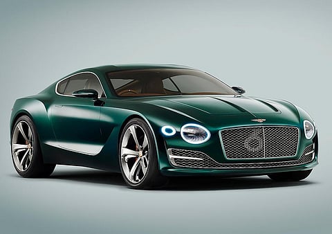 Bentley Barnato na rampa de lançamento