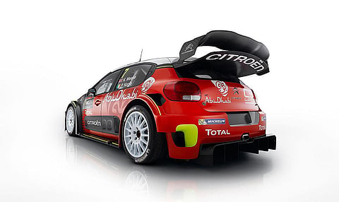Quatro Citroën C3 WRC no Rali de Portugal