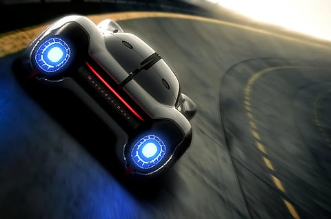 Mercedes a jato para bater recordes de velocidade