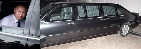 Limousine blindada de Putin à venda