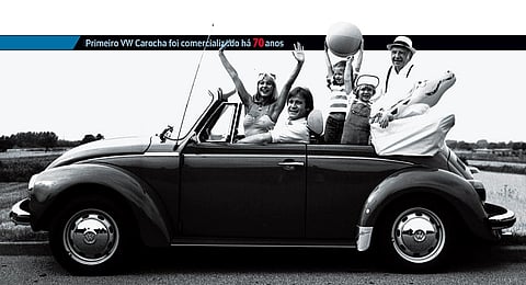 Primeiro VW Carocha foi comercializado há 70 anos