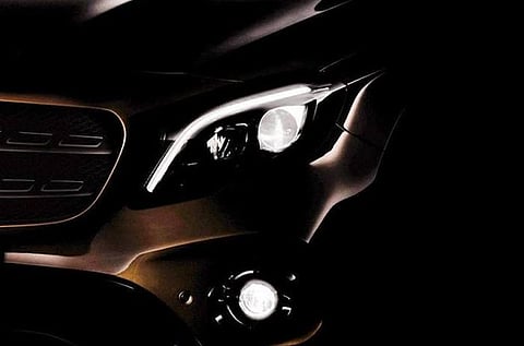 Mercedes-Benz GLA a postos para Detroit