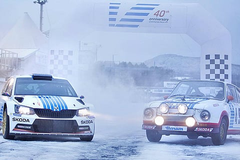Skoda faz homenagem aos seus 40 anos de vitórias