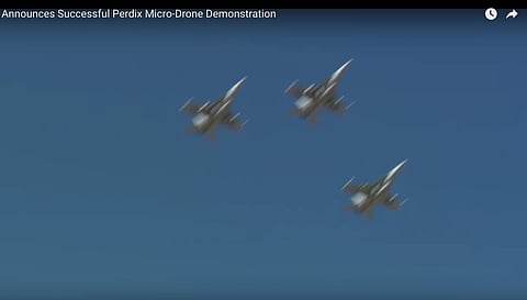 EUA testa enxames de drones de guerra e são assustadores