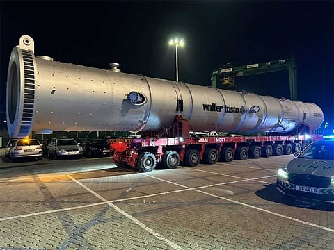 Porto de Sines recebe reatores para a produção de biocombustíveis avançados