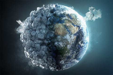 प्लास्टिक से पटी धरती; फोटो: आईस्टॉक