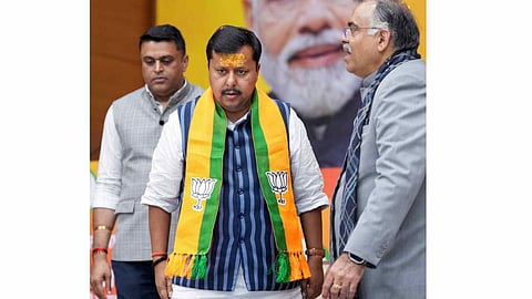 BJP national working president Nitin Nabin