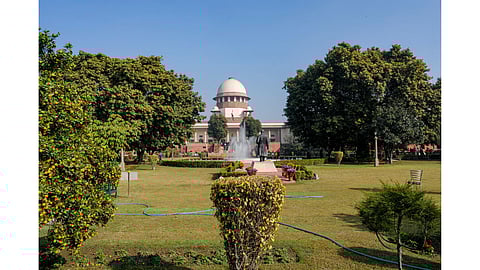 A view of Supreme Court of India, in New Delhi