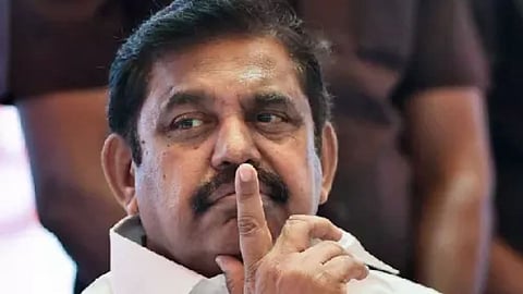 AIADMK general secretary Edappadi K Palaniswami