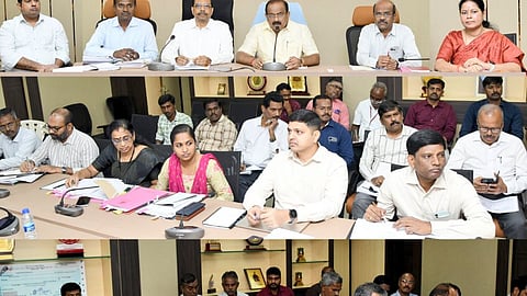 State Minister R Sakkarapani chairs high-level meeting on Tuesday