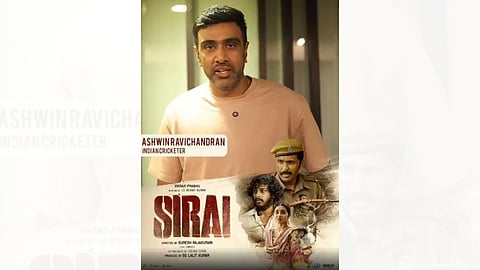 Ravichandran Ashwin calls Vikram Prabhu's 'Sirai' gripping