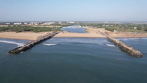 Construction under way at Chandirapadi village