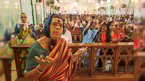 Devotees gather to celebrate Christmas in Chennai