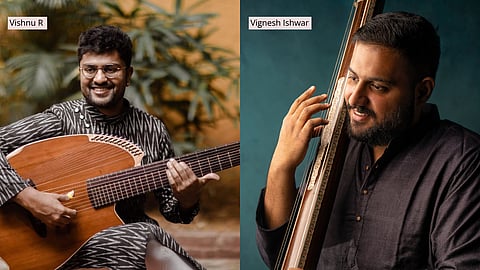 (L) Vishnu R, (R) Vignesh Ishwar