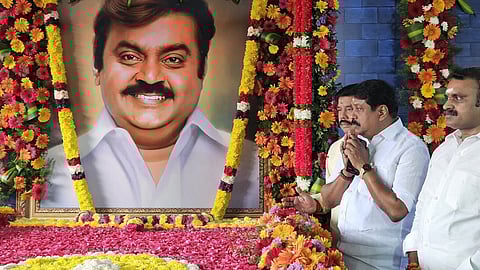 Senior BJP leaders on Sunday paid rich tributes to late DMDK founder-president ‘Captain’ Vijayakanth on his second death anniversary