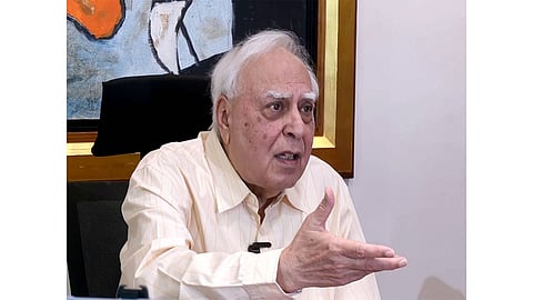 Rajya Sabha MP and senior advocate Kapil Sibal