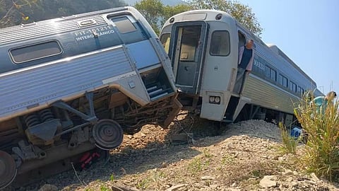 Interoceanic Train derails in southern Mexico