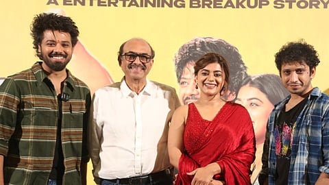 Shree Nandu and the makers of ‘Psych Siddhartha’ during a promotional event.
