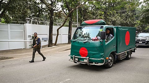 The mortal remains of the Bangladesh's former prime minister Khaleda Zia arrived in Gulshan for people to pay their last respects, in Bangladesh.