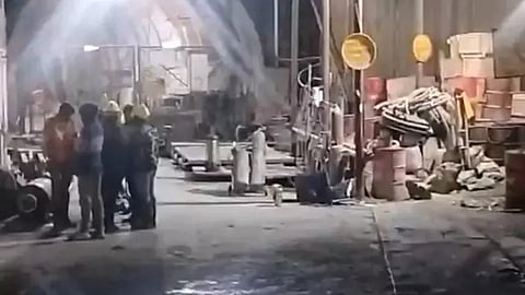 Loco train collided with a goods train inside Pipalkoti tunnel