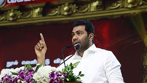 TVK leader & minister
Aadhav Arjuna