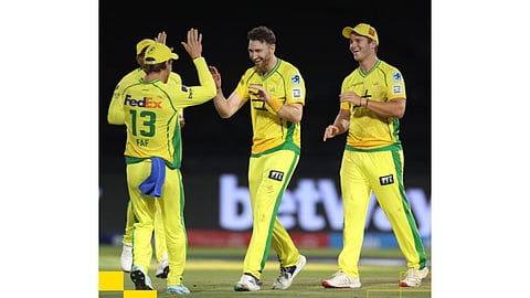 Joburg Super Kings won the game in a super over