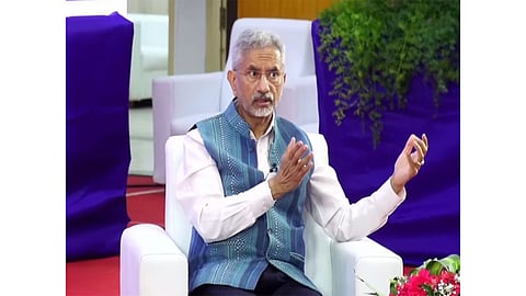 External Affair Minister Dr S Jaishankar at the launch of IIT Madras Global Research Foundation, The Athena Constellation (TAC) in IIT Madras, Chennai.