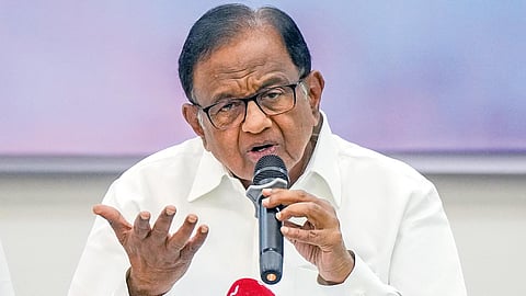 Former Union Finance Minister P Chidambaram