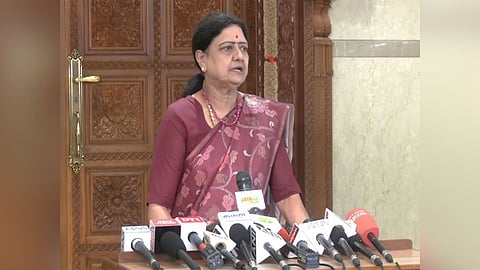 Former AIADMK leader VK Sasikala Natarajan