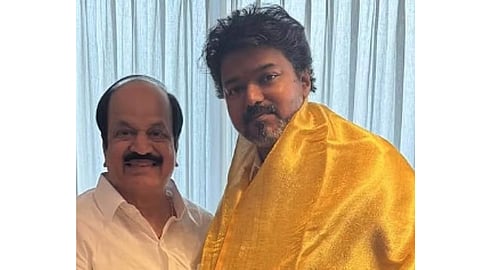 Former AIADMK MLA Prabhakar joins TVK